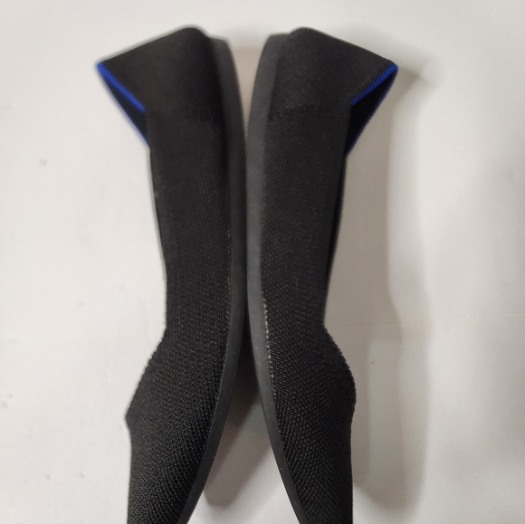 Rothy's Ballet Flats Womens 7.5 Black The Point II - Picture 4 of 7